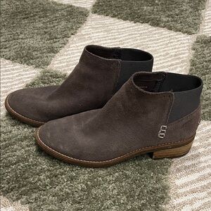 Women's Sperry Suede Ankle Boots - Grey Size 7